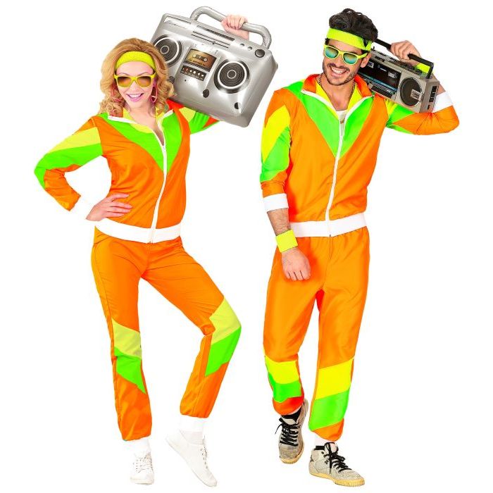 Orange retro tracksuit - 2 pieces