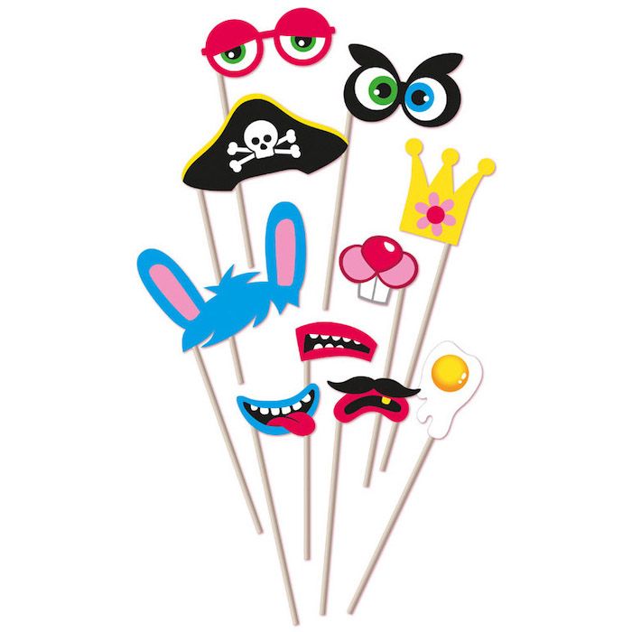 Photo Booth Props Animation 10x