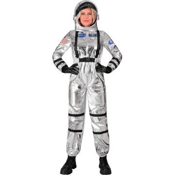 Silver Astronaut Costume for Women