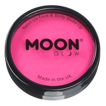 Neon UV Face And Body Paint Intense Pink 36 g Moon Creations