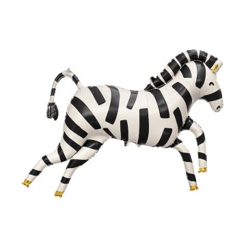 Zebra Foil Balloon - 115 x 85 cm
