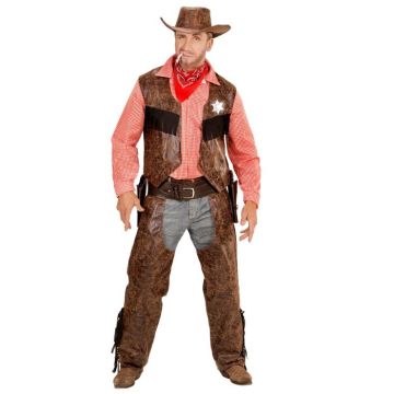 Cowboy Sheriff Costume - 4 pieces