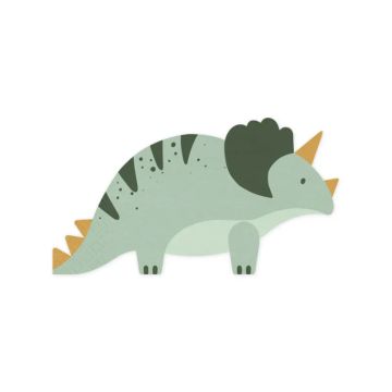 Dinosaur napkins 12x - 18x10 cm