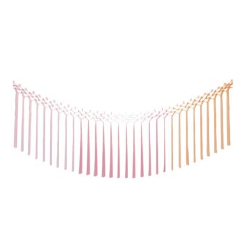 Macrame garland pink 1.8m