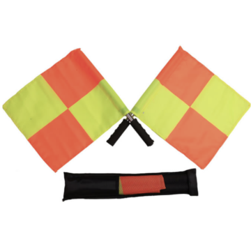 Referee flag set 2x 45x45 cm