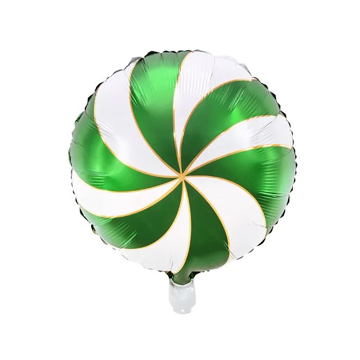 Green candy foil balloon - 35 cm