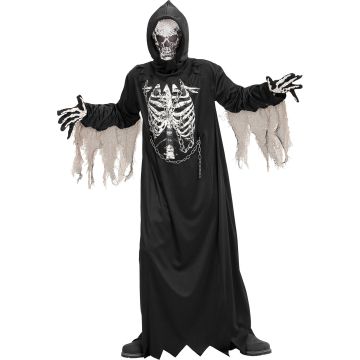 Grim Reaper Costume with Chain for Boys