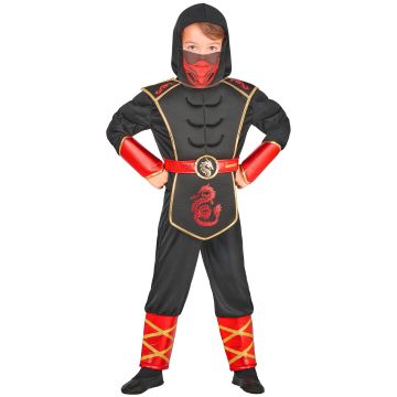 Black Ninja Costume for Kids