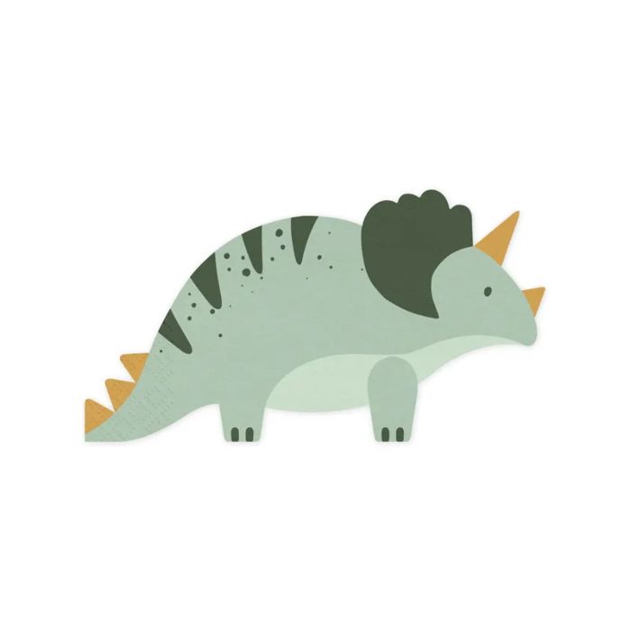 Dinosaur napkins 12x - 18x10 cm