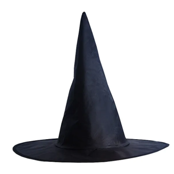 Witch hat black for children 35 cm