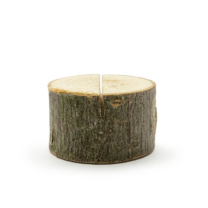 Wooden Place Card Holders 6x - 3-4 cm