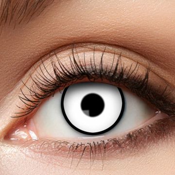 Marble White Contact Lenses - disposable