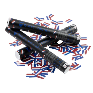 Holland confetti tube 40 cm PartyVikings Rectangular confetti