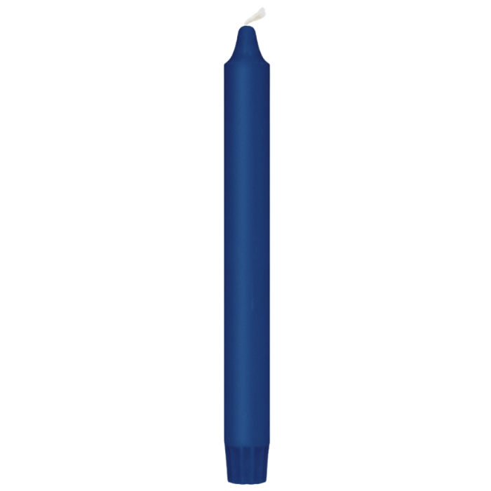 Taper Candles Blue 8x - 24 cm