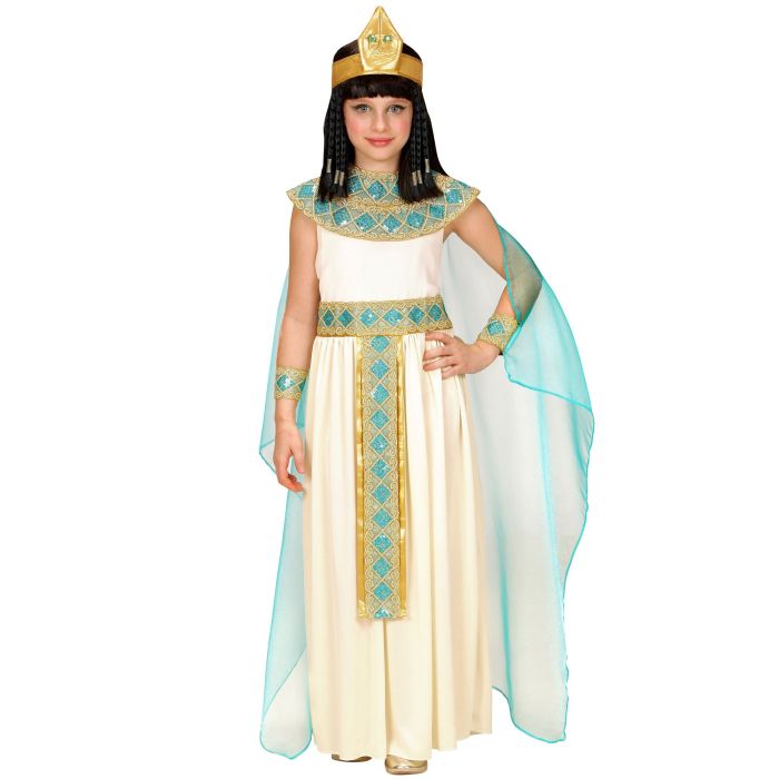 Cleopatra Costume in Light Colours for Girls
