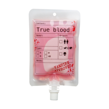 Blood Bags for drinks 6x - 150 ml
