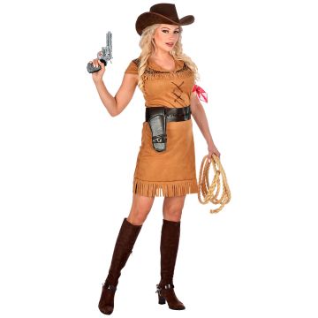 Cowgirl Costume with Fringed Dress