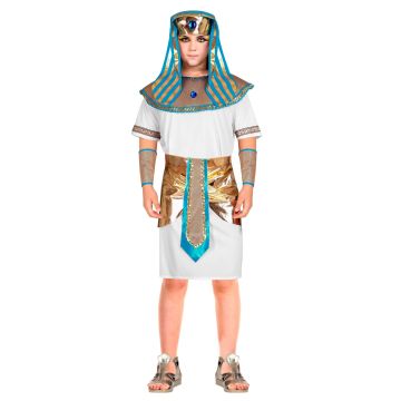 White Pharaoh Costume for Boys