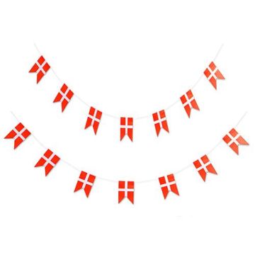 XXL Danish Flag Bunting 3.2 m