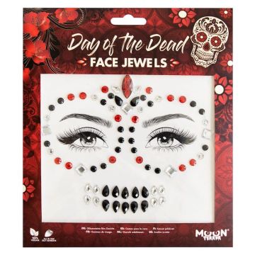 Day of the dead face jewels