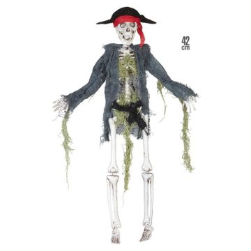 Pirate Skeleton with seaweed - 42 cm