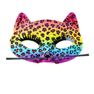 Rainbow Leopard Mask