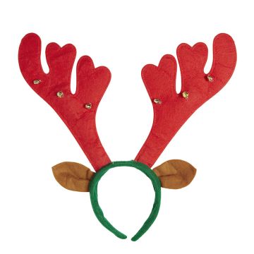 Reindeer antlers with bells 