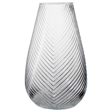 Transparent glas vase 150x300 mm 
