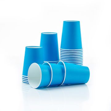 0,4 L. Blue paper cups 50x