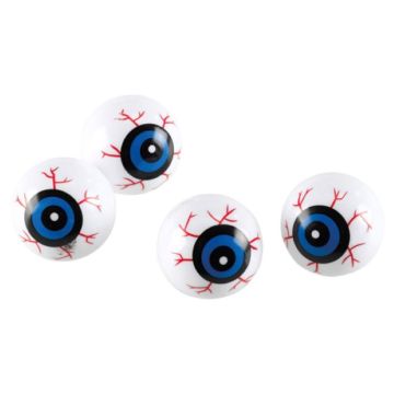 Halloween plastic eye apple decoration 6x - Ø 3 cm