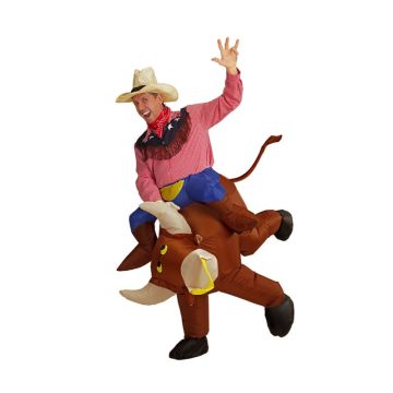 Inflatable Rodeo Bull Costume 