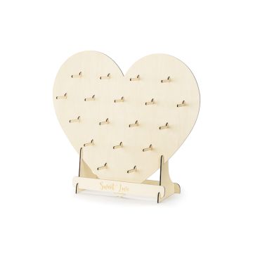 Heart Donut Stand Beige - 65 x 59 cm