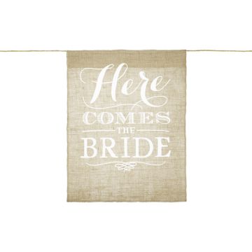 "Here Comes The Bride" Sign - 41 x 51 cm