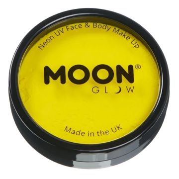 Neon UV Face and Body Paint Intense Yellow 36 g Moon Creations