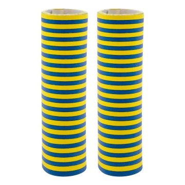 Blue And Yellow Streamers 3x