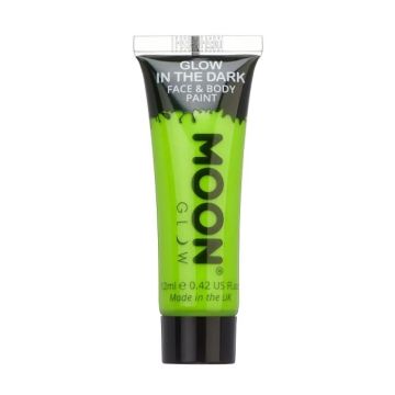 Selvlysende Ansigts Og Kropsmaling Grøn 12 ml Moon Creations