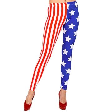 USA leggings with stripes and stars