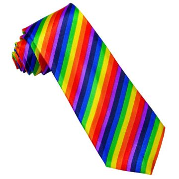 Rainbow Coloured Tie