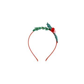 Hairband with mistletoe 14.5x17 cm
