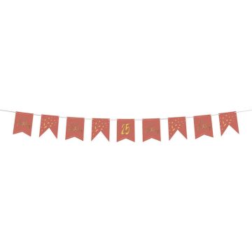 DIY Happy Birthday Garland Golden Dusk - 4 m