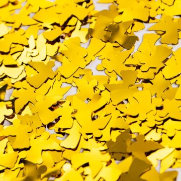 Gold coloured angel table confetti - 14 g