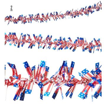 USA lametta garland - 2 m