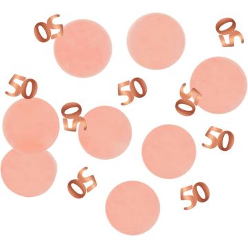 50th birthday confetti Pink - 25 g