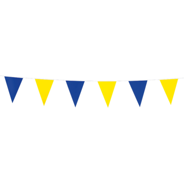Blue and Yellow Flag Garland - Flag 10x15 cm - 3 meters
