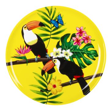 Serving Tray with Toucans - 34.5 cm