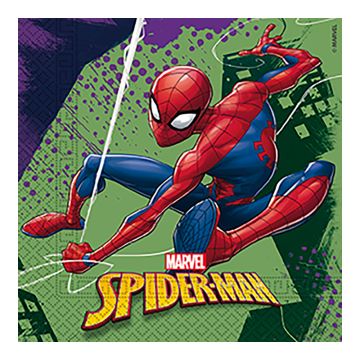 Spiderman napkins 20x - 33x33 cm