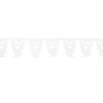 White Ghost Paper Garland - 6 m