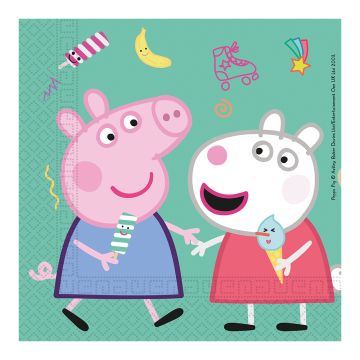 Peppa Pig napkins 20x - 16.5 x 16.5 cm