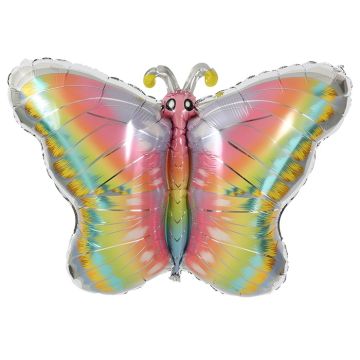 Tropical butterfly foil balloon 52 cm