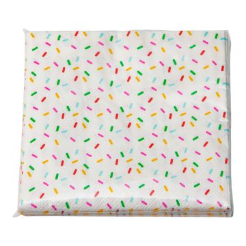 Sprinkles Design Napkins 16x - 33x33 cm